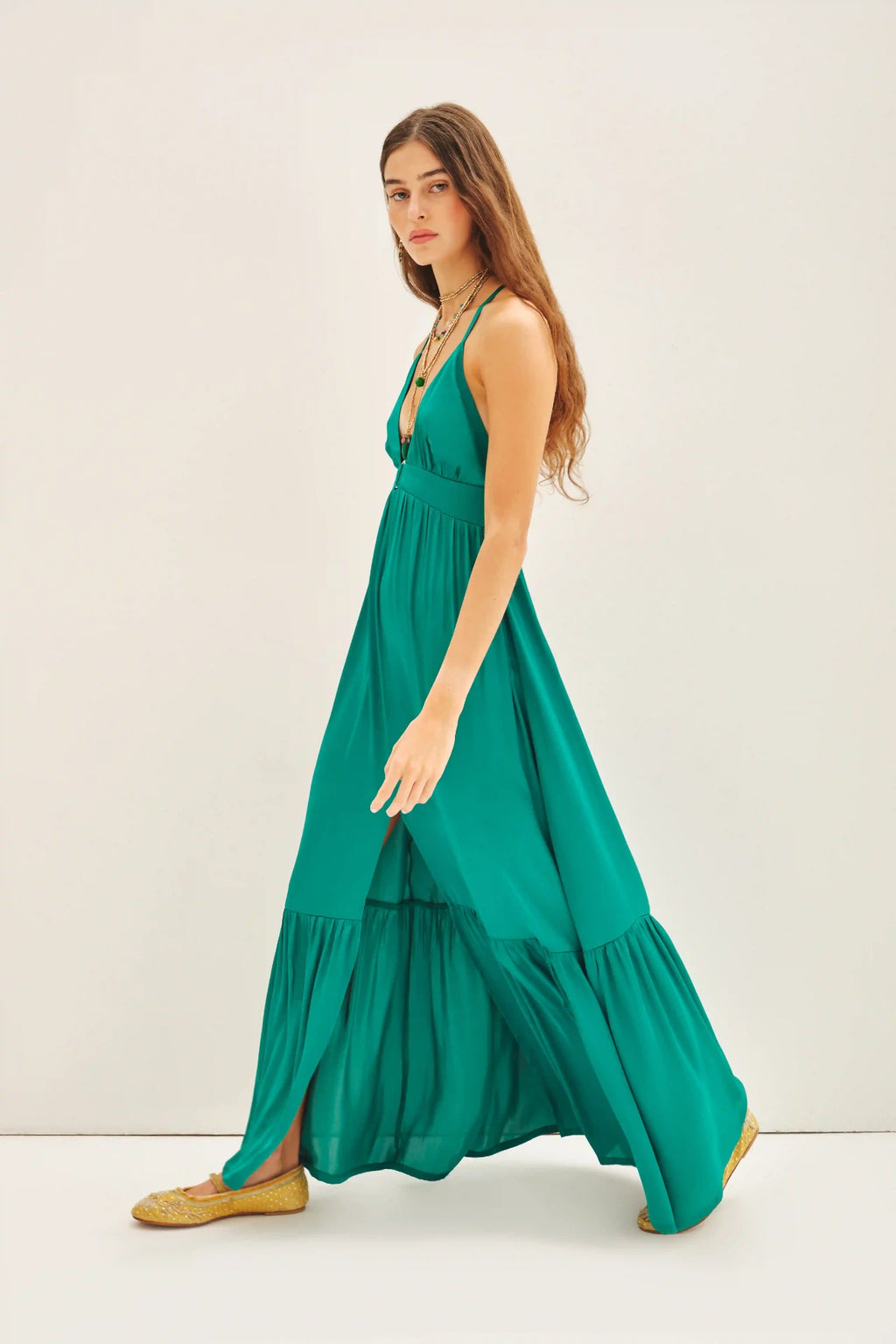 VESTIDO TANYA LONG PLAIN