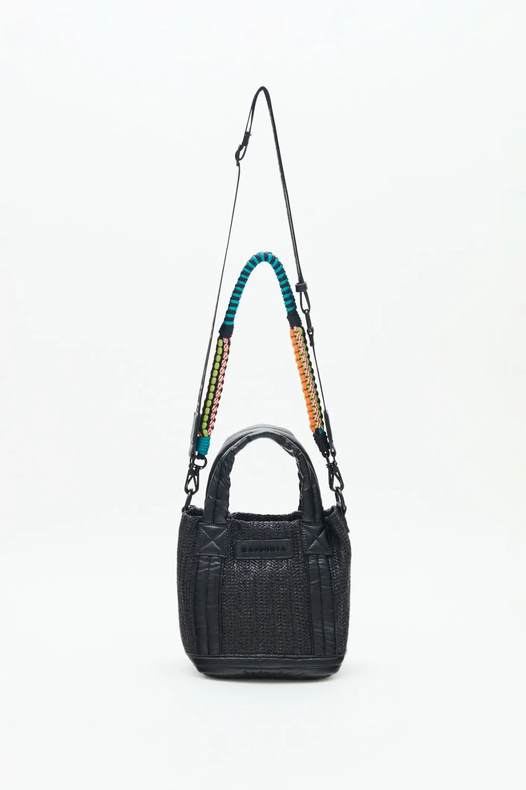 CARTERA TOTE MINI RAFIA