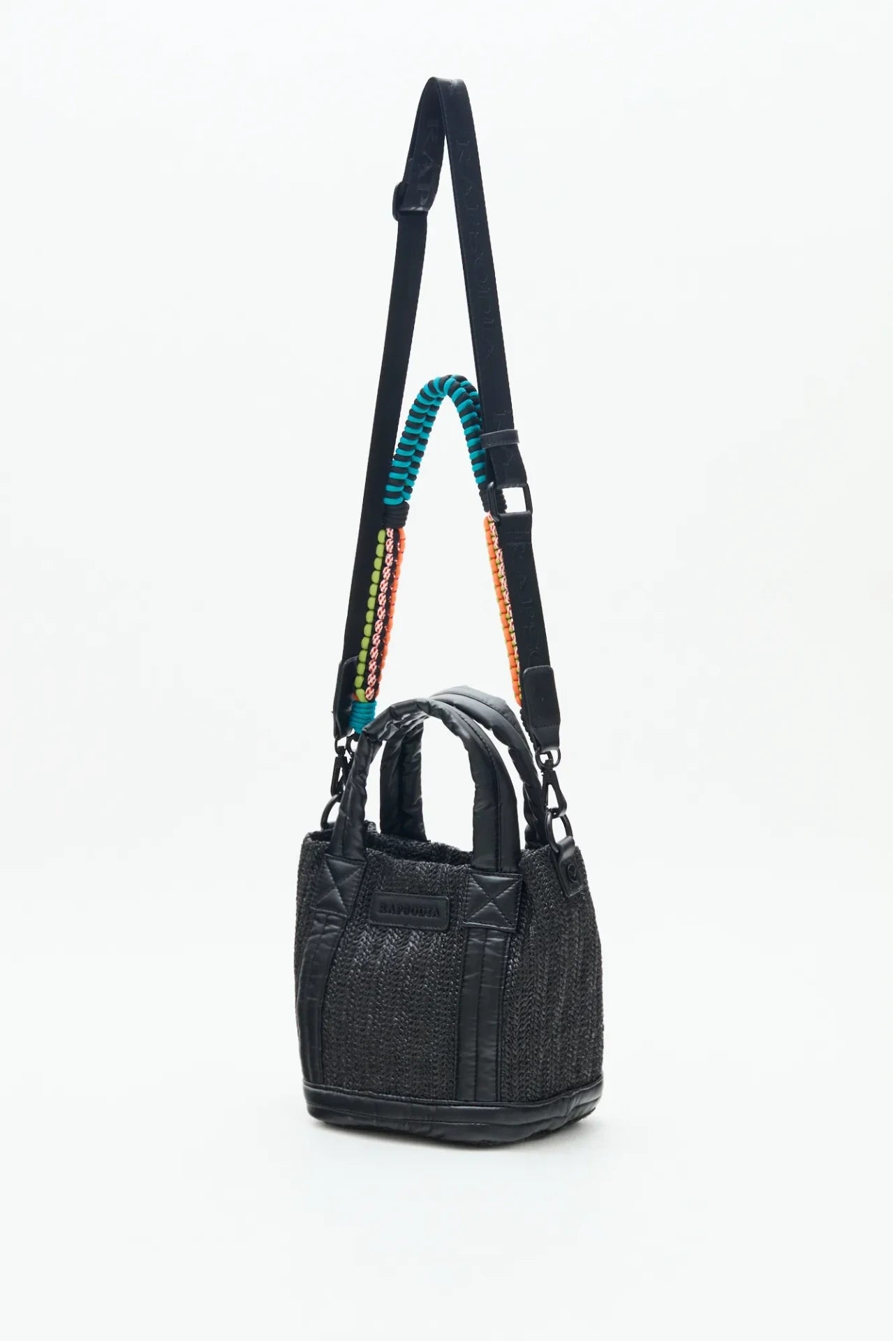 CARTERA TOTE MINI RAFIA