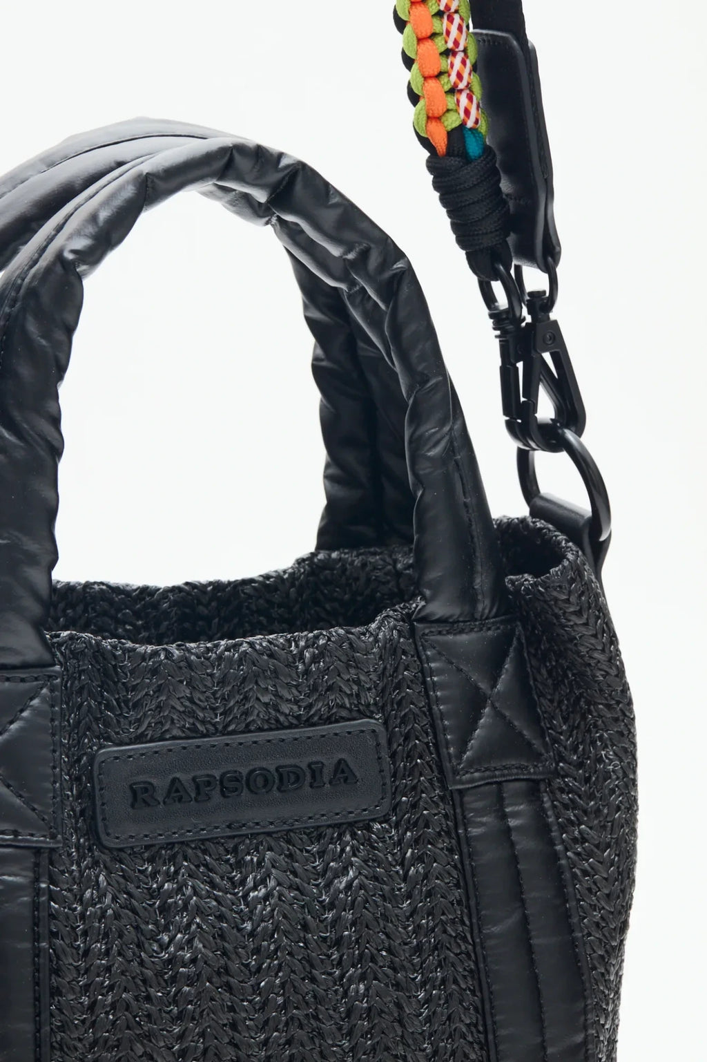 CARTERA TOTE MINI RAFIA