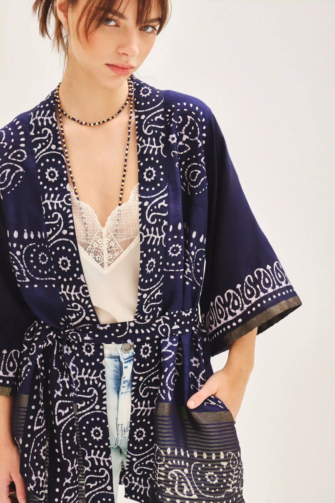 SACO BLOCKPRINT SAREE